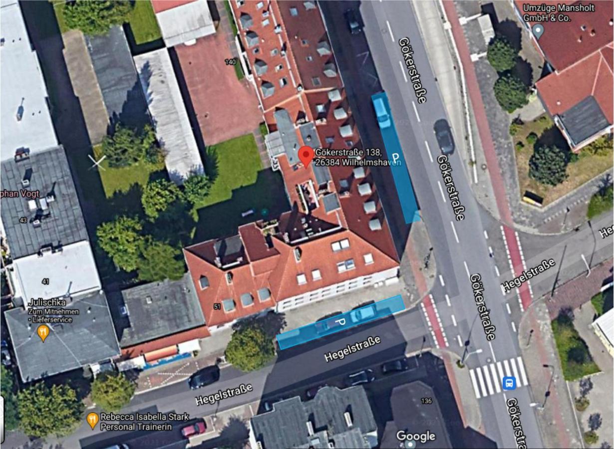Vivid - Studioapartment Mit Balkon - Netflix - Wlan Wilhelmshaven Luaran gambar